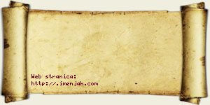 Sara Rajak vizit kartica